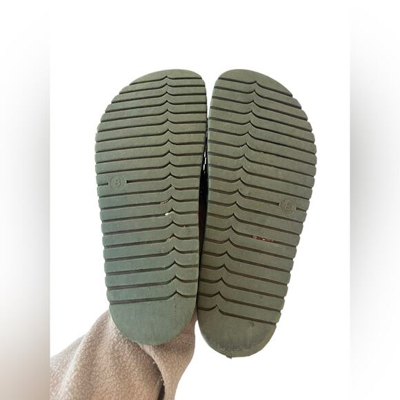 Hunter x Target Green Slip On Flat Slides Men's 8 Shoes - Picture 8 of 8